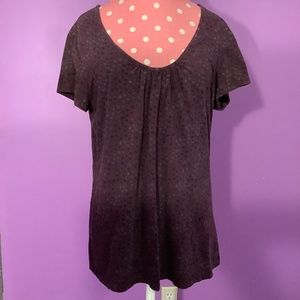 Women’s Merona Purple Print Top Size XXL